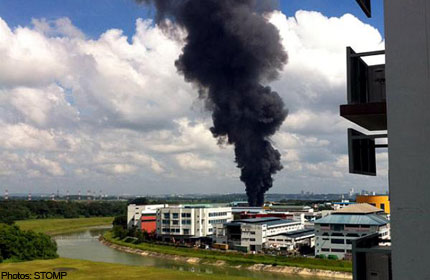 Fire at Sungei Kadut factory brought under control