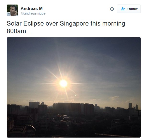 Thousands in Singapore catch glimpse of solar eclipse, Singapore News