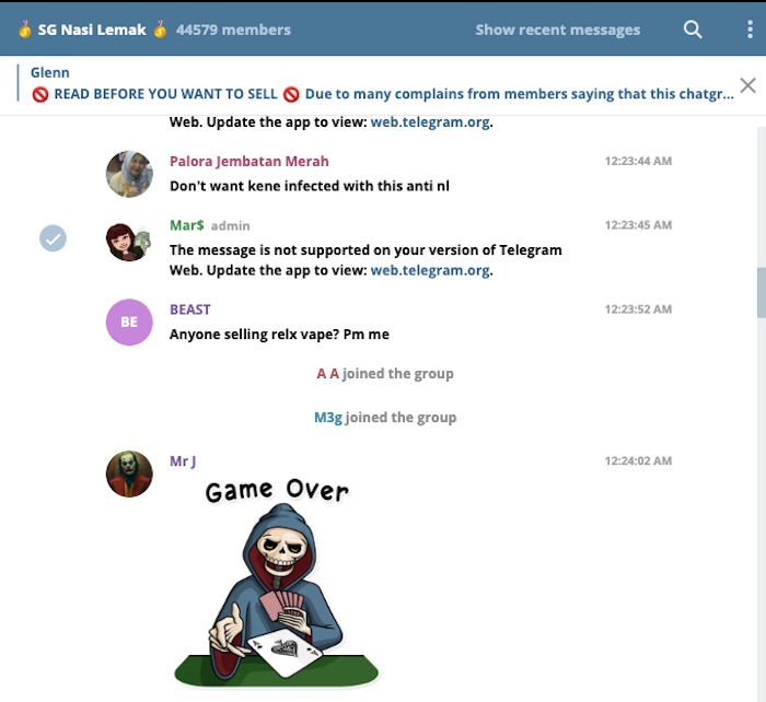 Schoolgirl Group Porn - What is SG Nasi Lemak? Inside the Telegram chat group ...