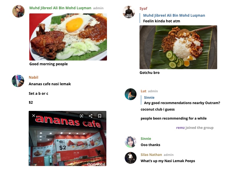 800px x 567px - What is SG Nasi Lemak? Inside the Telegram chat group ...