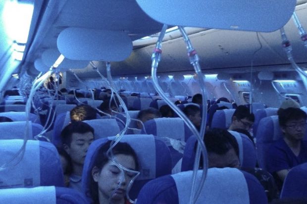 Air China Plane Loses Cabin Pressure Mid Flight Emergency Descent