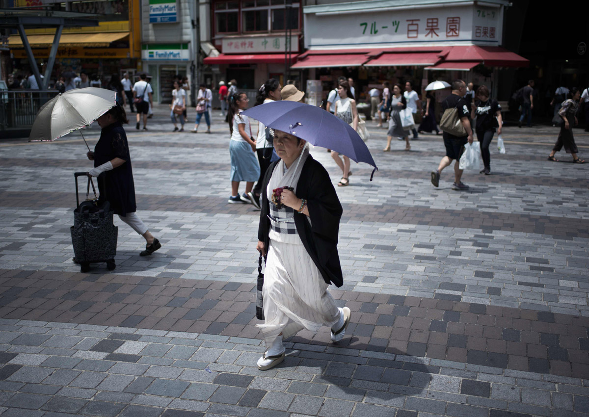 Japan broils as heatwave hits record 41.1 Celcius, prompting warnings