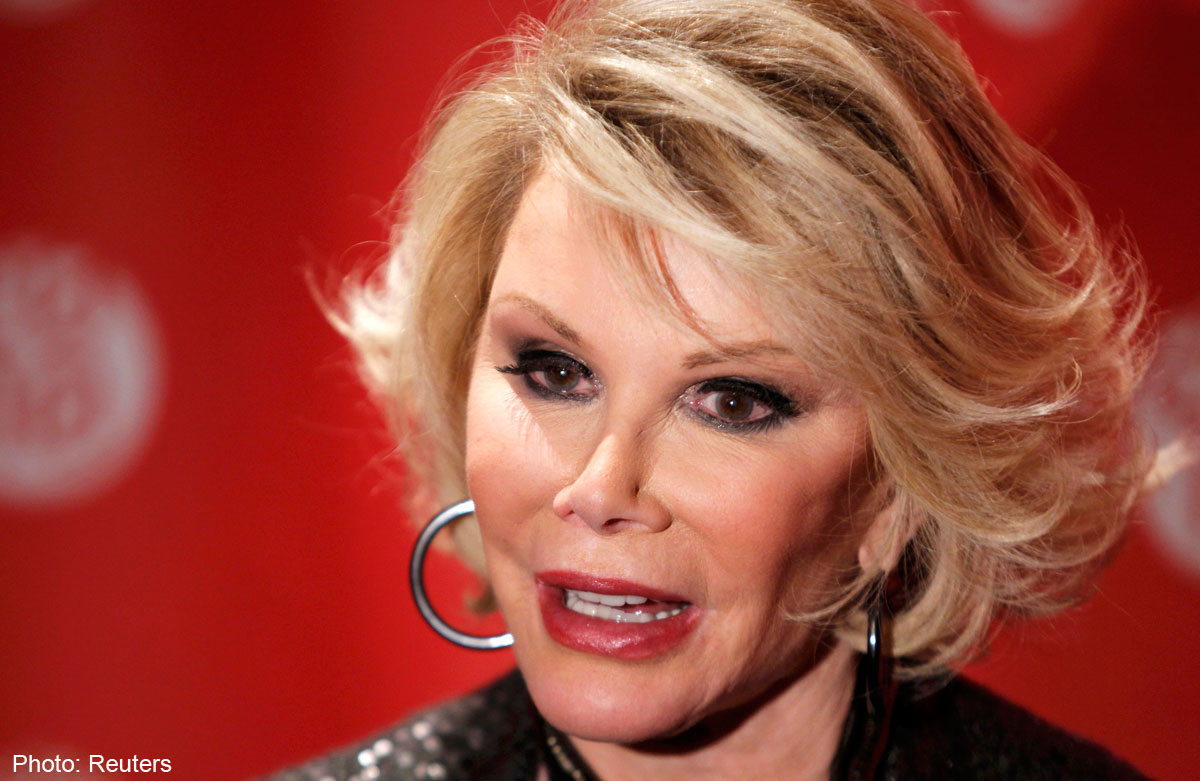 Comedian Joan Rivers Stops Breathing During Vocal Chord Surgery Health News Asiaone 