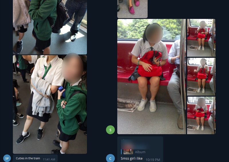 Sharingiscaring Secret Telegram Group Circulating Pictures Of Schoolgirls On Mrt Digital Singapore News Asiaone