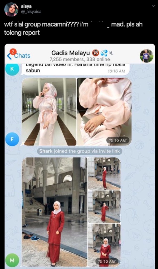Telegram Group Outed For Sharing Images Of Malay Women Malaysians Flood It With Memes Digital Malaysia News Asiaone