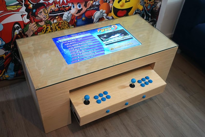 Coffee Table Arcade - Diy Arcade Coffee Table 18mm Mdf With T Moulding Slot Ebay - Street fighter ii gameboy arcade coffee table.