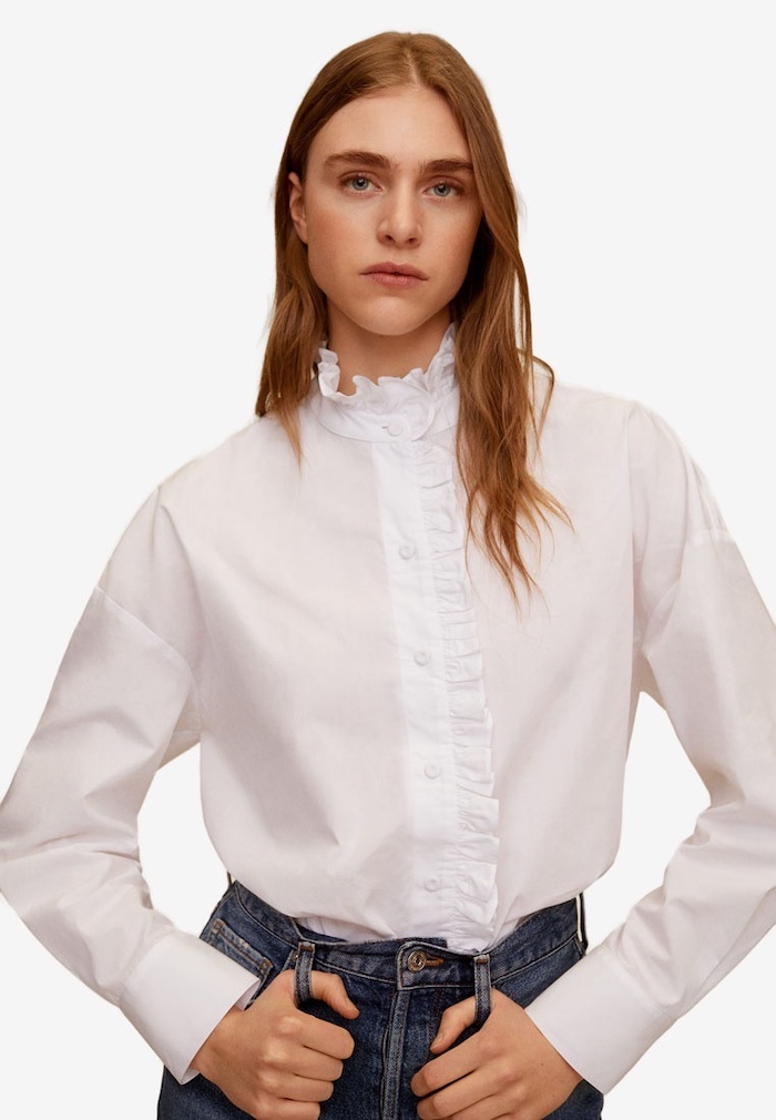 zalora white shirt