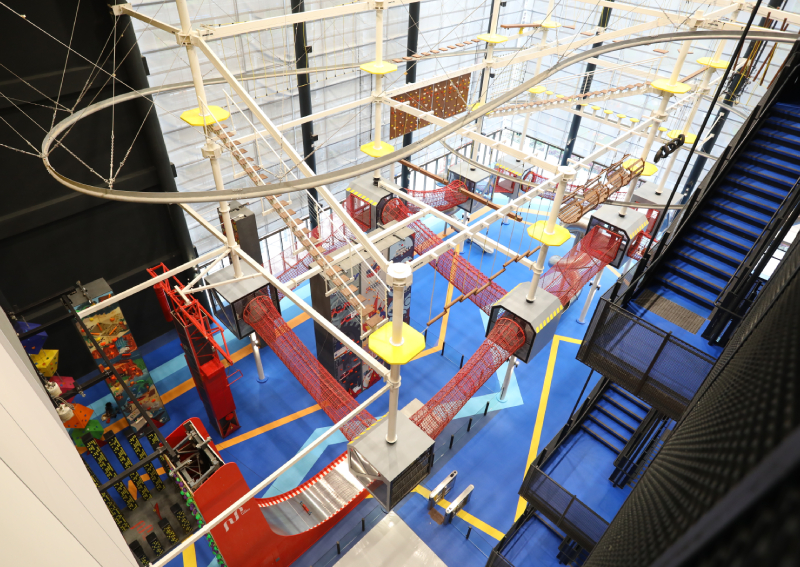 I visited the new indoor adventure hub at HomeTeamNS in Khatib and my