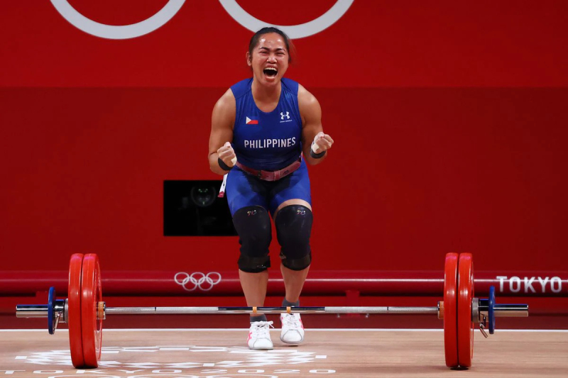 Weightlifter Diaz Wins First Ever Olympic Gold For Philippines Asia