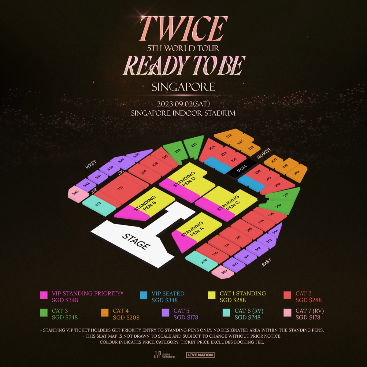 Stand by, ticketing details for Twice's September concert in Singapore