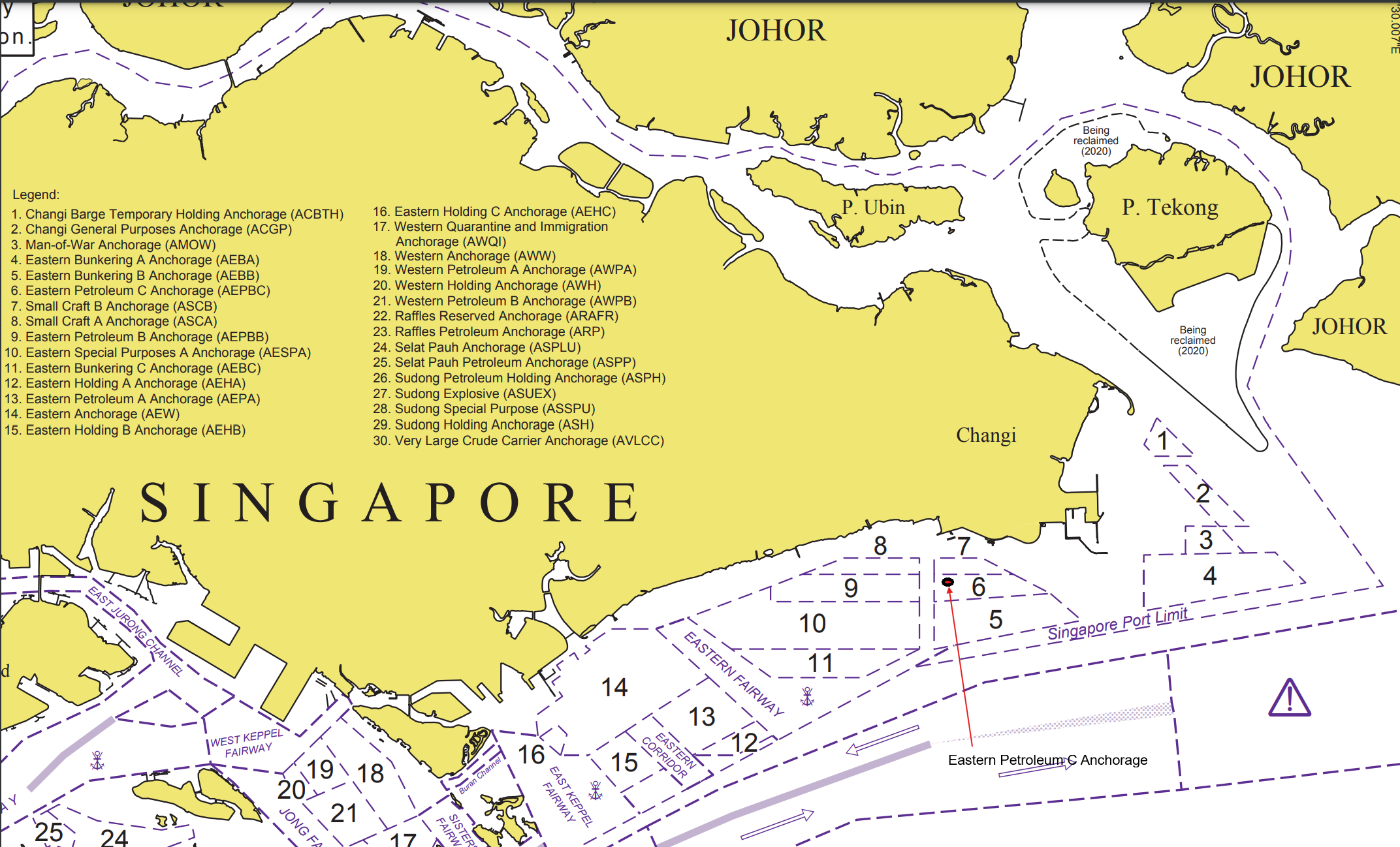 Chartlet showing location