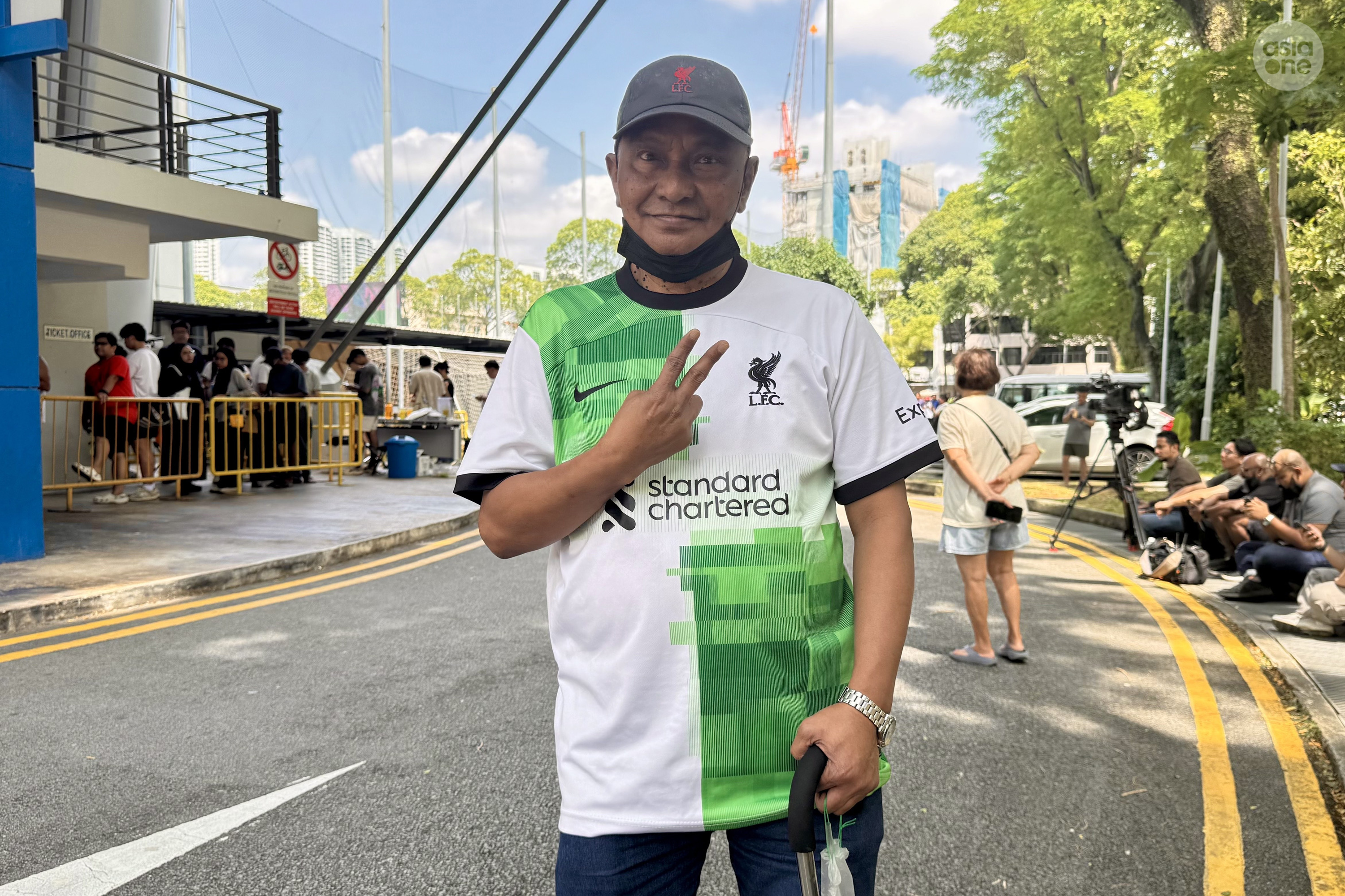 Longtime Lions fan Mohammed Sidek, 67, travelled by train from Jurong West to Jalan Besar stadium hoping to get a ticket for the semi-final against Vietnam on Dec 26.