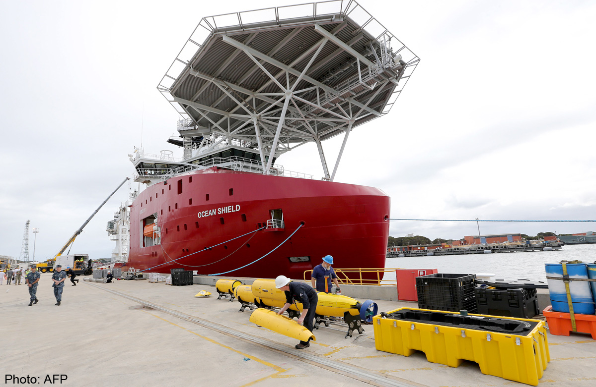 Sonar Loaded Underwater Robot To Hunt For MH370, World News - AsiaOne