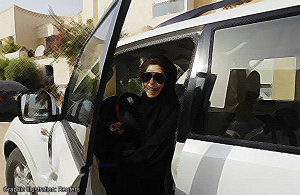 Saudi Woman Defies Driving Ban Husband Fined Report Asia News Asiaone