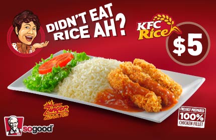 New KFC Zinger Chicken Rice, News - AsiaOne