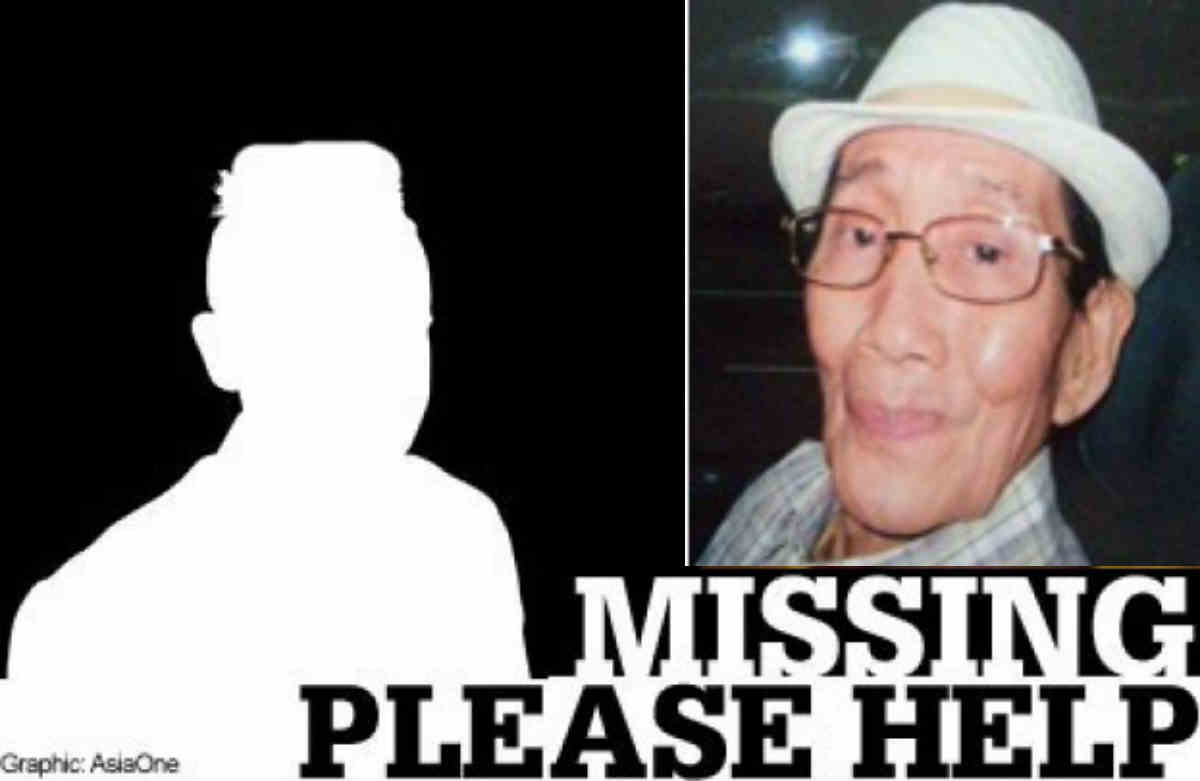 Missing 82 Year Old Man Last Seen At Sinaran Drive Singapore News