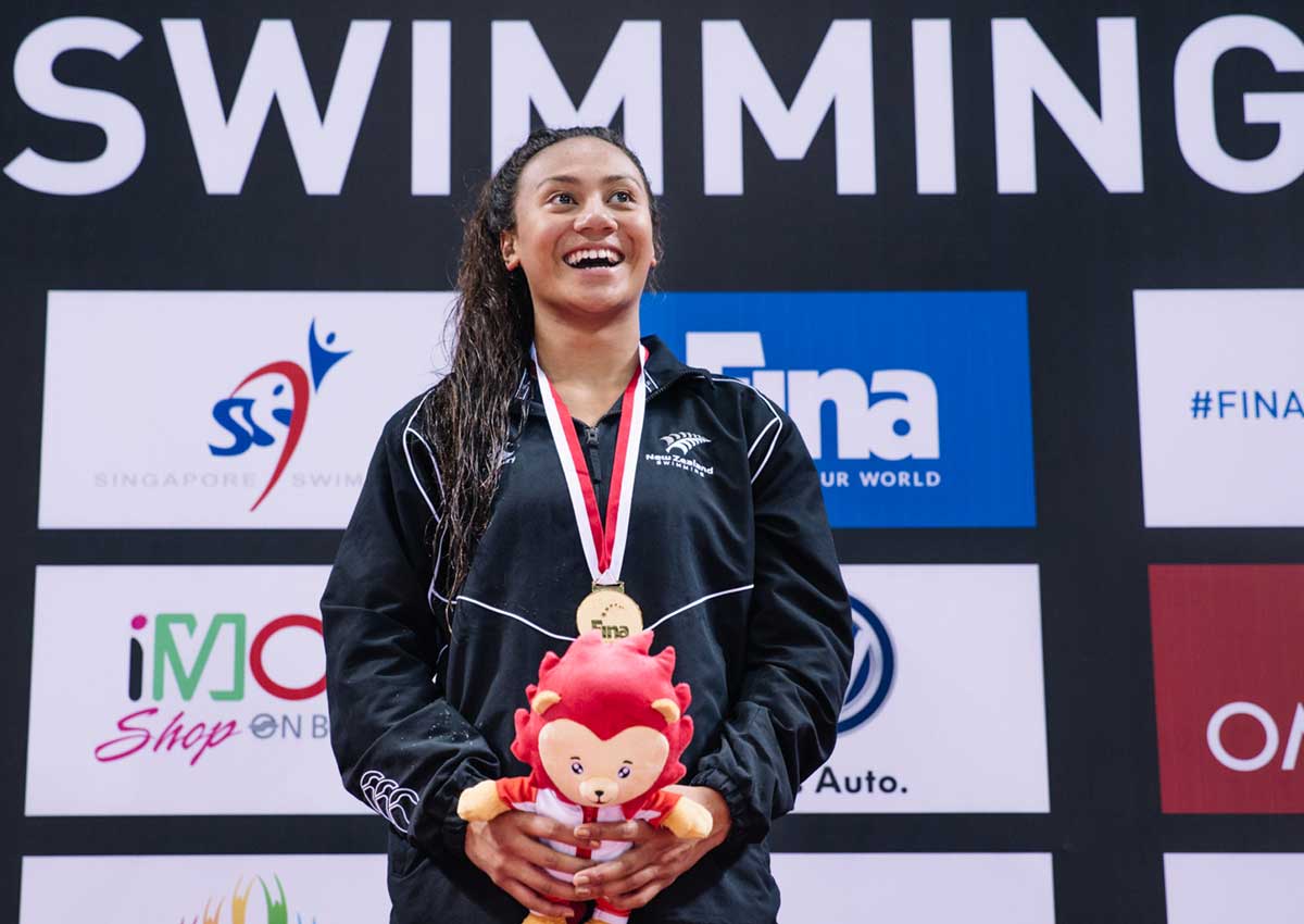 Swimming: Gabrielle on top of the world, News - AsiaOne