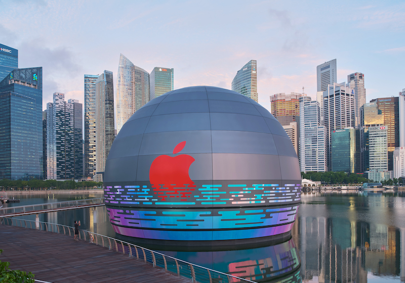 World's first floating Apple Store to open at Marina Bay ...
