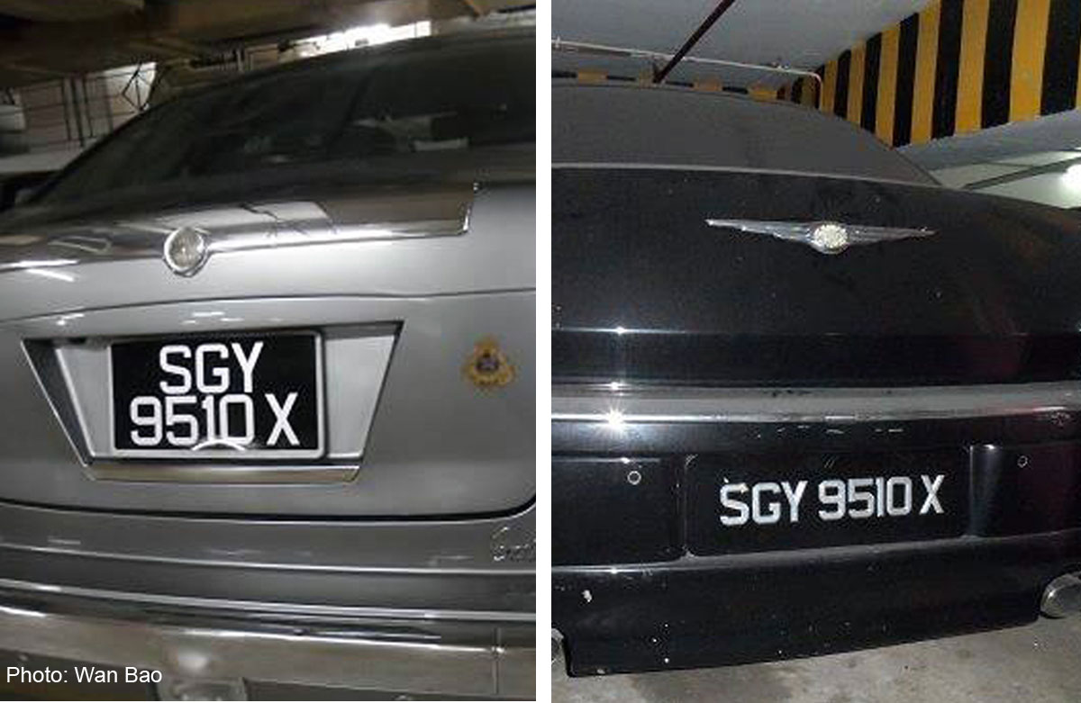 two-cars-one-licence-plate-number-singapore-news-asiaone