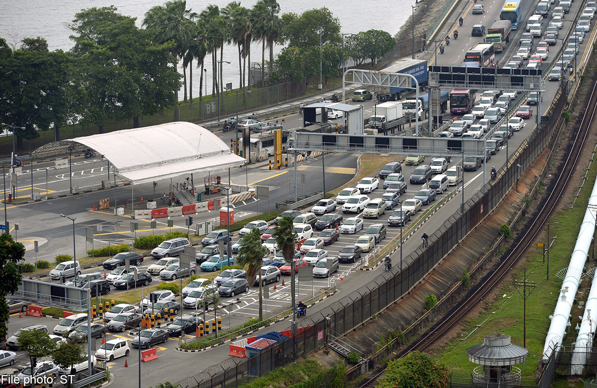 Heavy Traffic Expected At Checkpoints Next Week, Singapore 