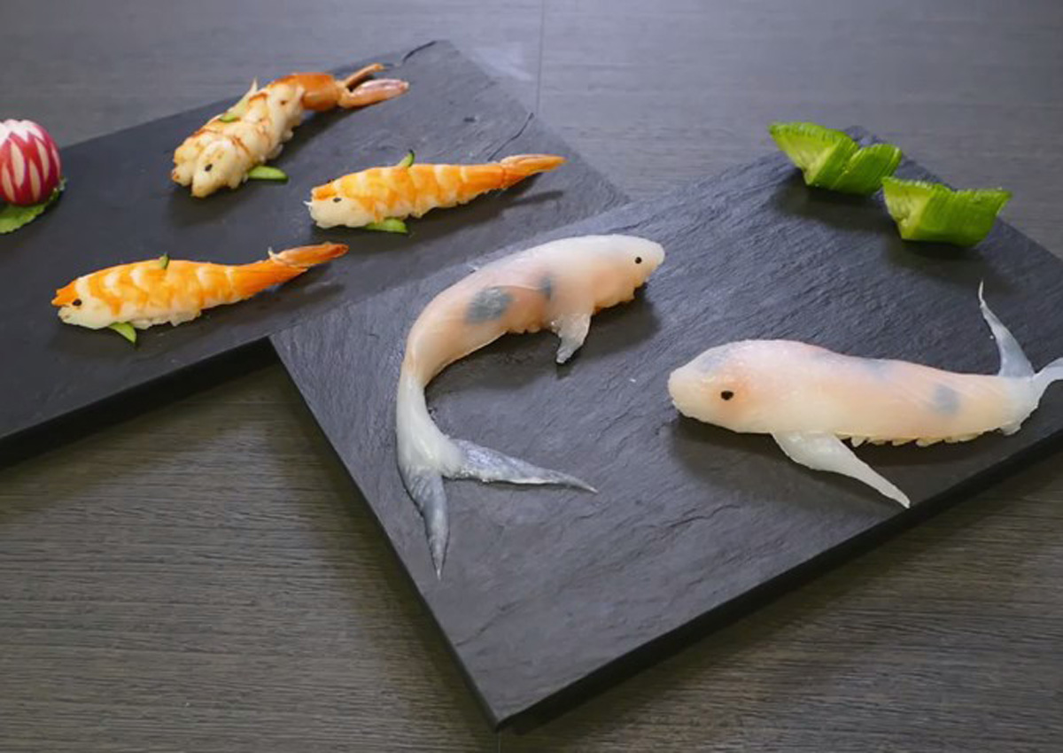 Суши в виде рыбки