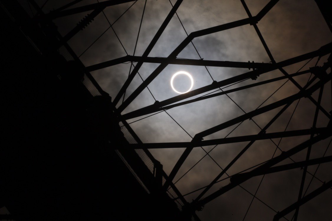 Annular solar eclipse in Singapore Thousands gather to catch rare