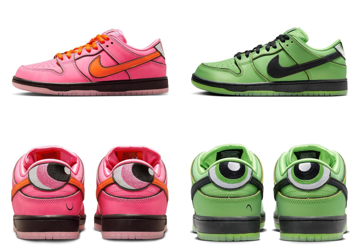 Sugar, spice and everything Nike: The Powerpuff Girls sneakers to be ...