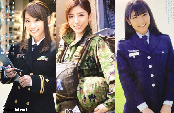 Babes galore in Japan's military-themed calendar, Asia News - AsiaOne