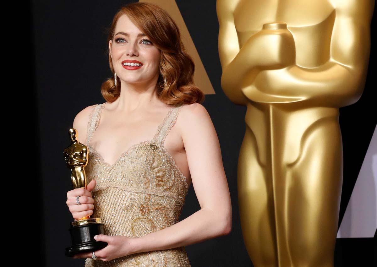 Emma Stone Wins Best Actress Oscar For 'La La Land', Entertainment News ...