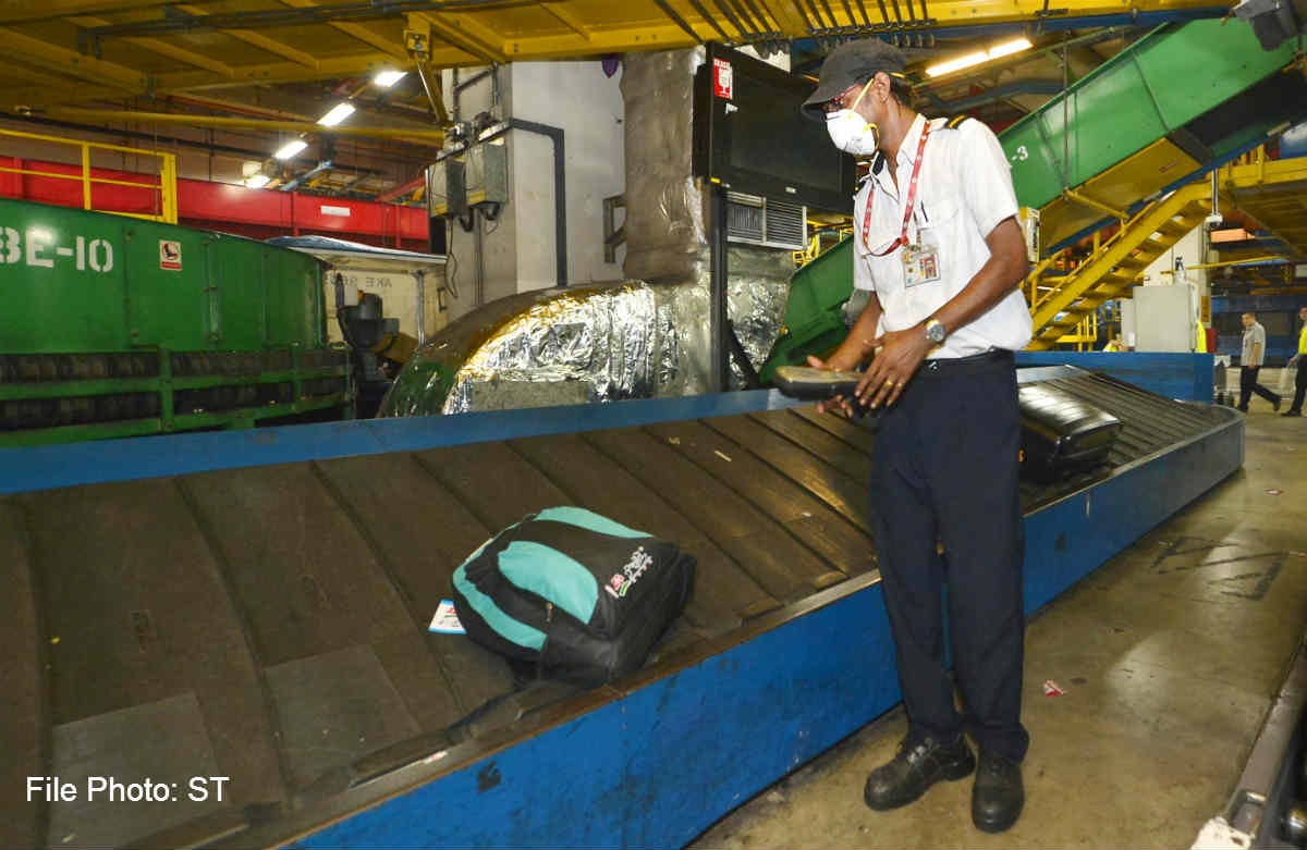 changi airport damaged luggage