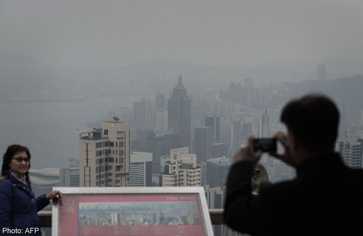 Hong Kong suffers in smog as pollution problems rise, Asia News AsiaOne