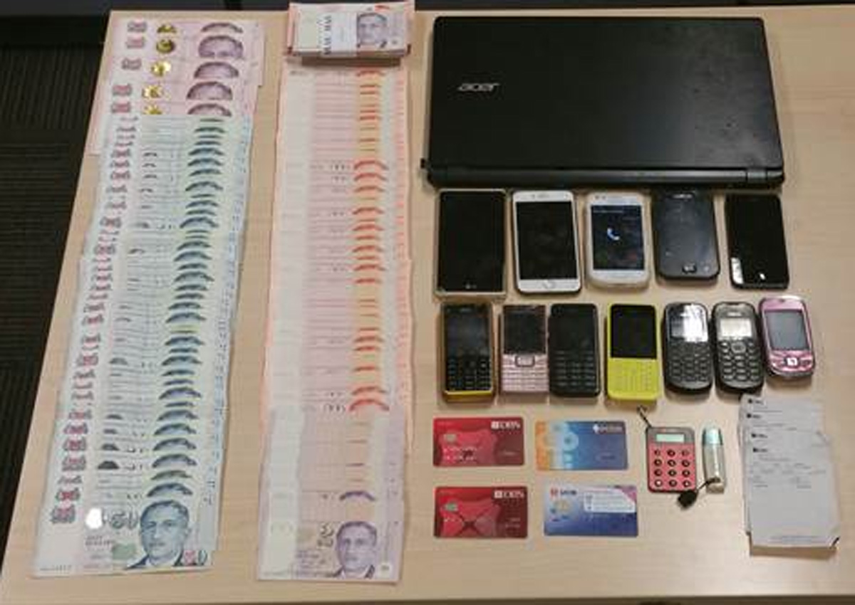 15-arrested-for-loansharking-activities-singapore-news-asiaone