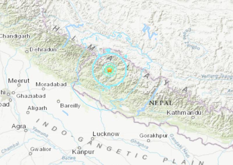 Earthquake in Nepal kills at least 1, sends tremors as far as New Delhi