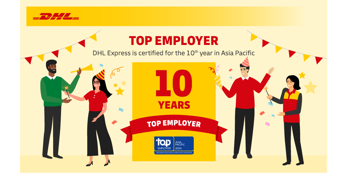 DHL Express Achieves Top Employer Accolade For 10th Consecutive Year ...