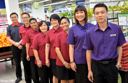 NTUC Fairprice launches new uniform, Singapore News - AsiaOne