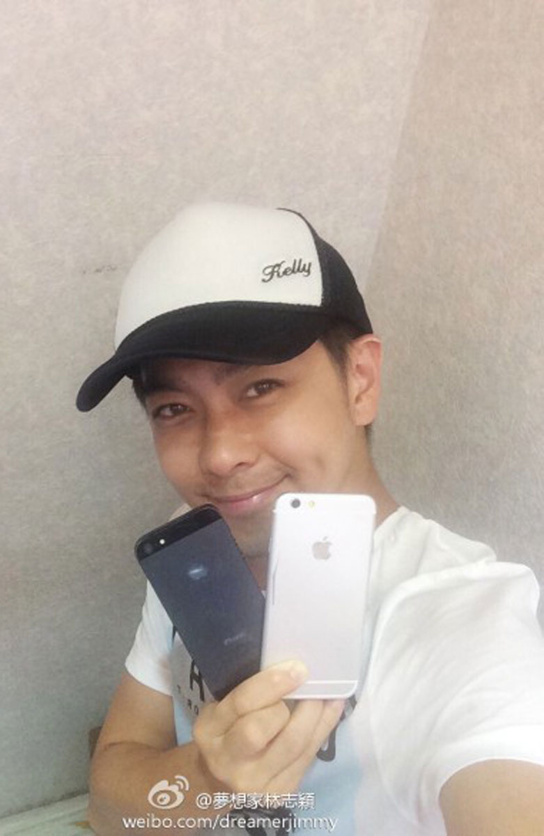 Taiwan celeb Jimmy Lin leaks pictures of iPhone 6, Digital News - AsiaOne