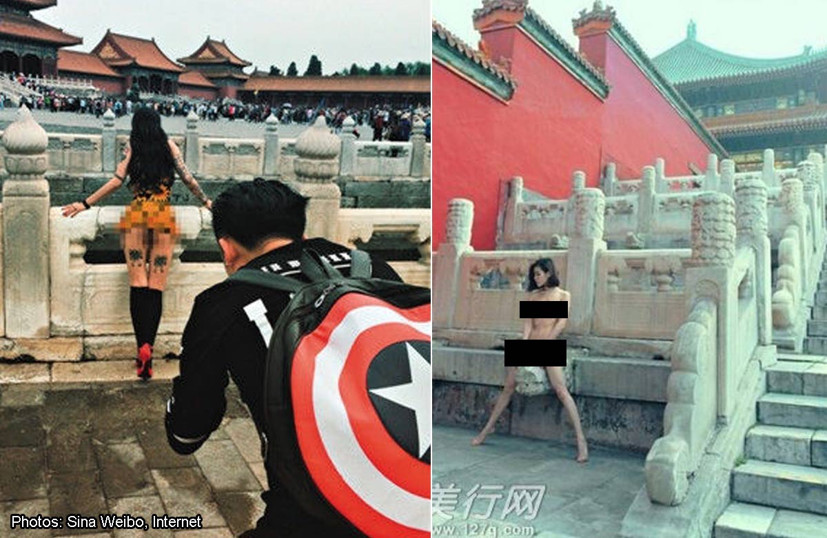 Forbidden City Responds To The Naked Model Photos Asia News Asiaone