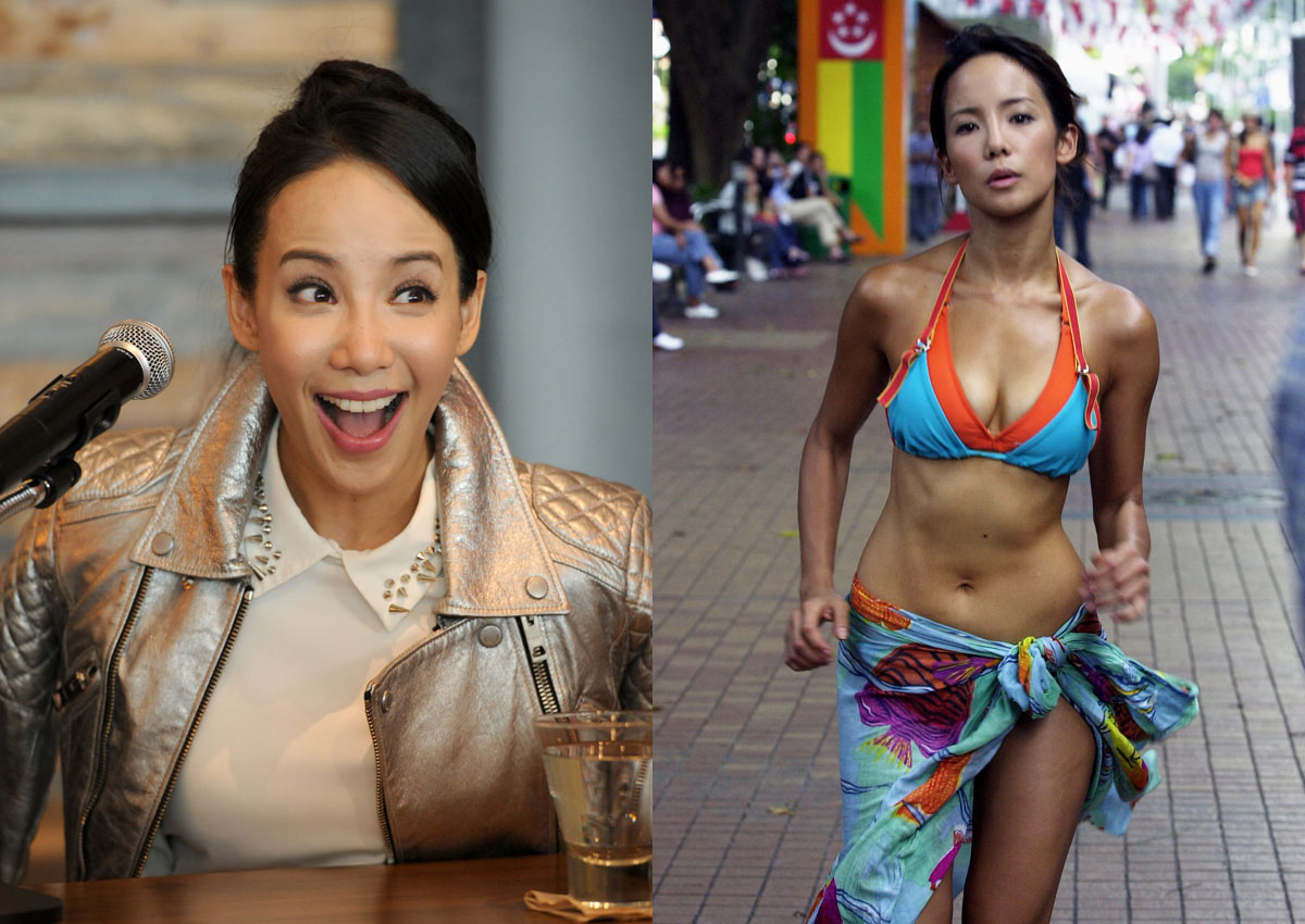 Fiona Xie says no more bikinis...I'm never doing this again