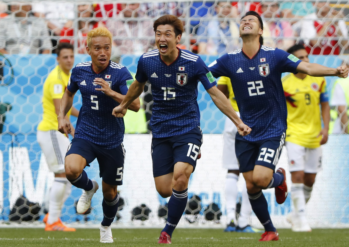 Japan beat 10man Colombia to make World Cup history, World News AsiaOne