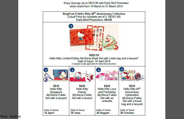 singpost hello kitty