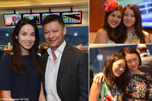 Michelle Saram Lum May Yee Add Glitz To Champagne At The Races Entertainment News Asiaone