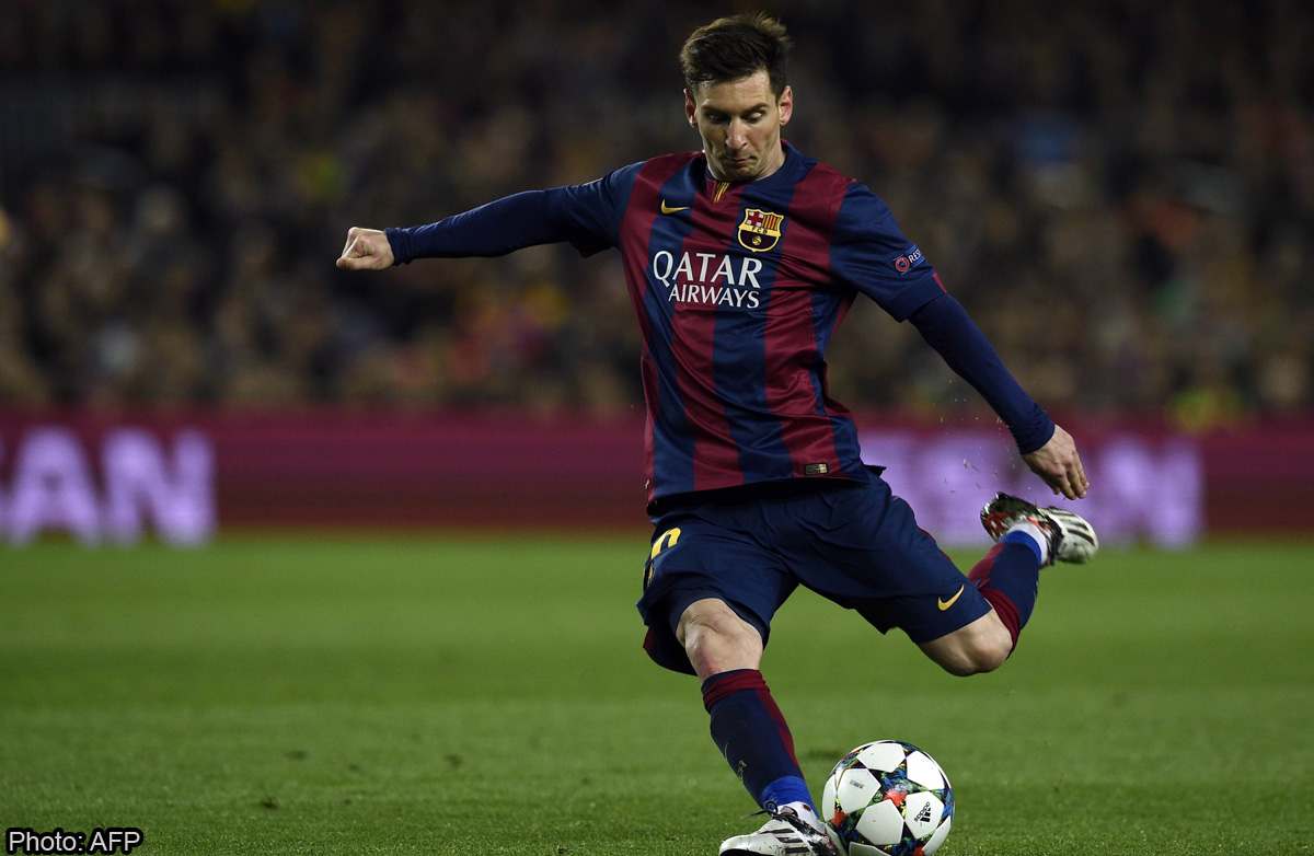 Football: Messi nets 400th goal as Barca edge past Valencia, News - AsiaOne