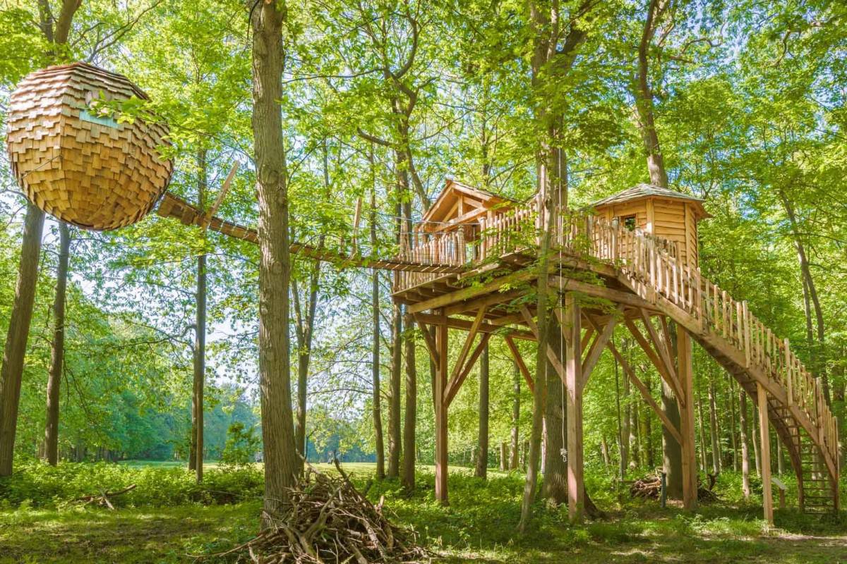 emerald forest treehouse airbnb