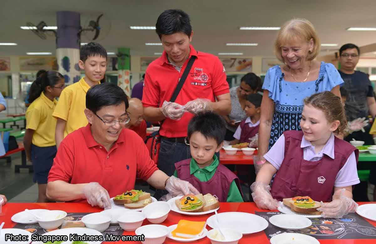 Students celebrate Kindness Day SG on the last day of Term 2