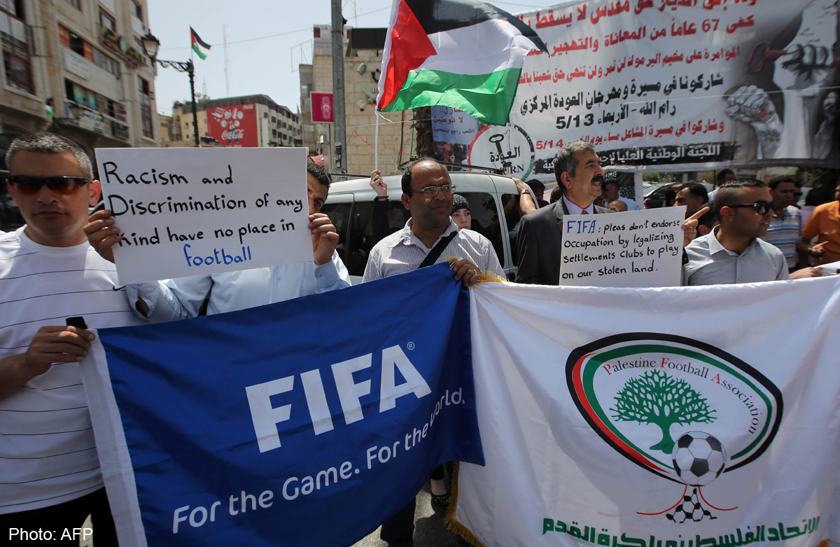 IsraelPalestine conflict widens to the football pitch, News AsiaOne