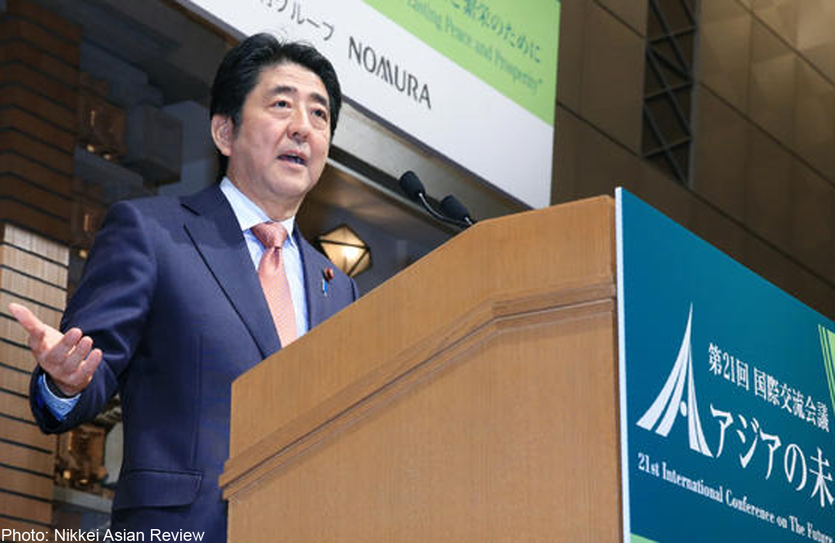 Abe Pledges Us 110 Billion For Asian Infrastructure Asia News Asiaone