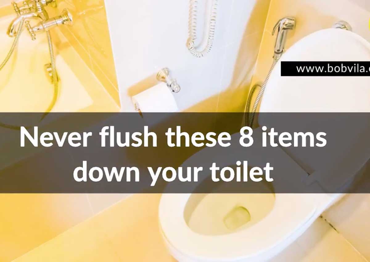 WATCH: Never flush these 8 things down your toilet, World News - AsiaOne