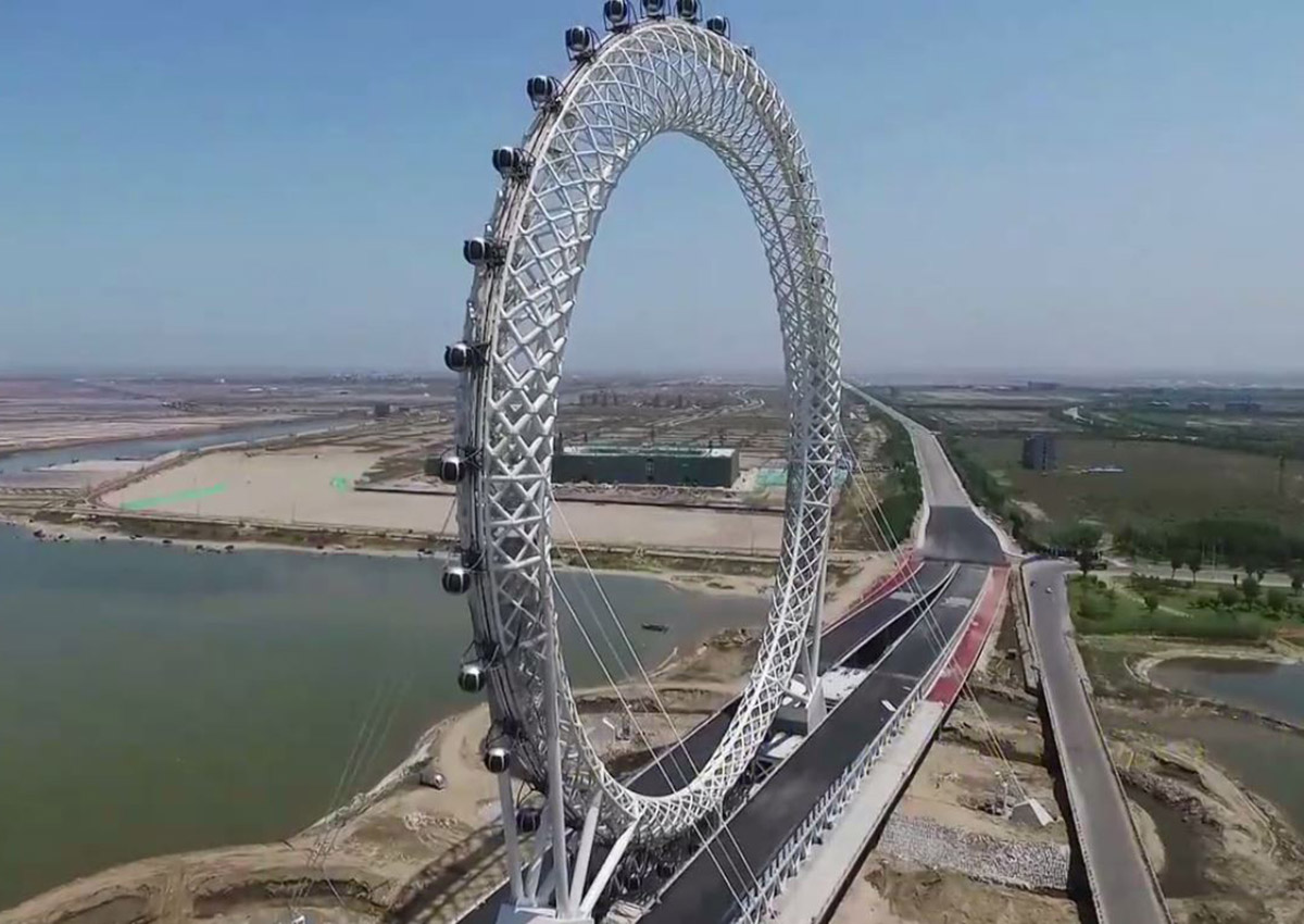 World s Largest Spokeless Ferris Wheel Opens In China China News AsiaOne