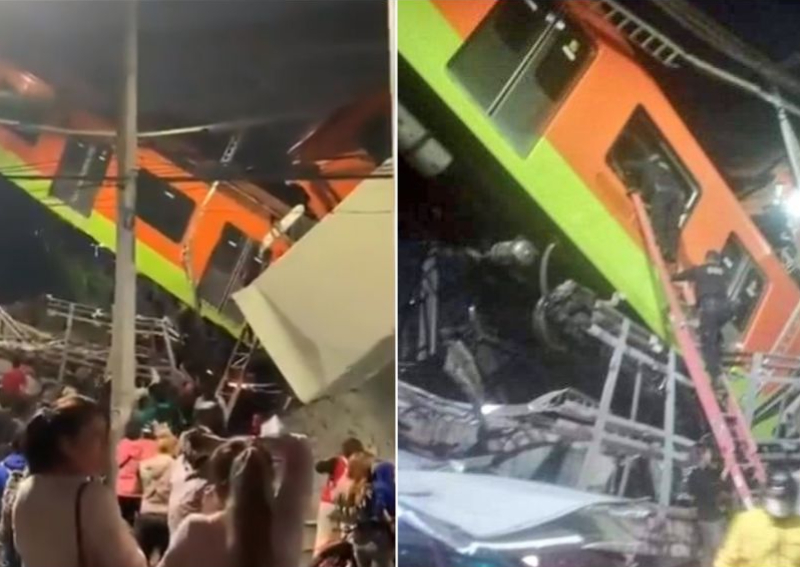 mexico city metro overpass collapse