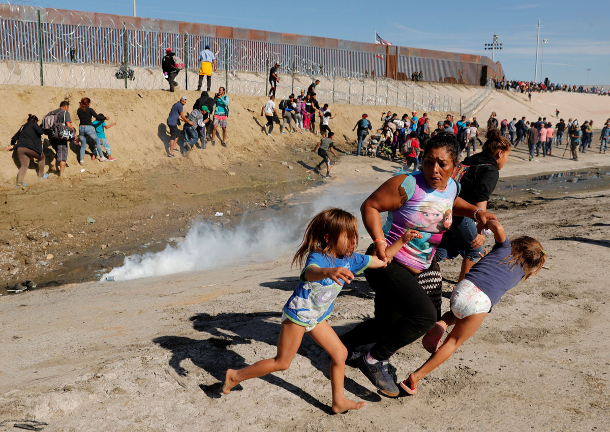  There were children  says migrant mother tear gassed at 